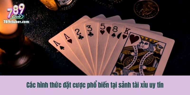 Các hình thức đặt cược phổ biến tại sảnh tài xỉu uy tín