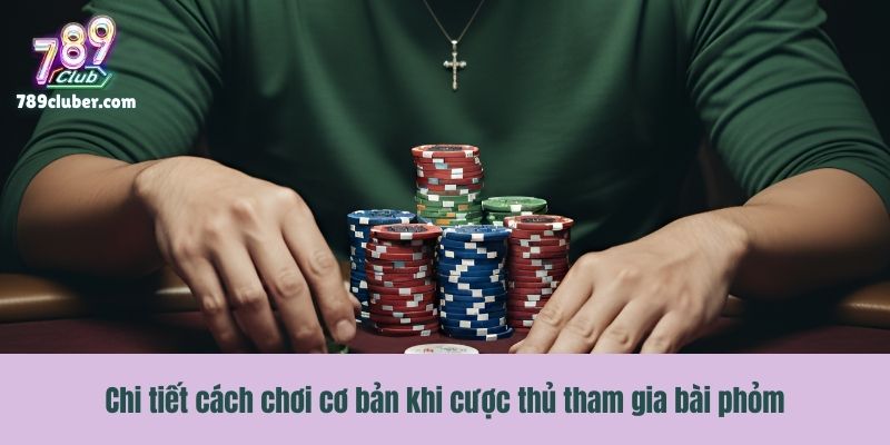 Chi tiết cách chơi cơ bản khi cược thủ tham gia bài phỏm
