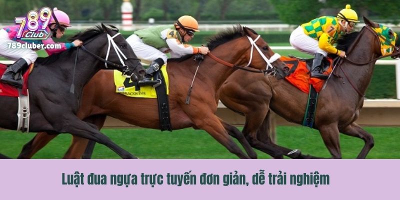 Luật đua ngựa trực tuyến đơn giản, dễ trải nghiệm